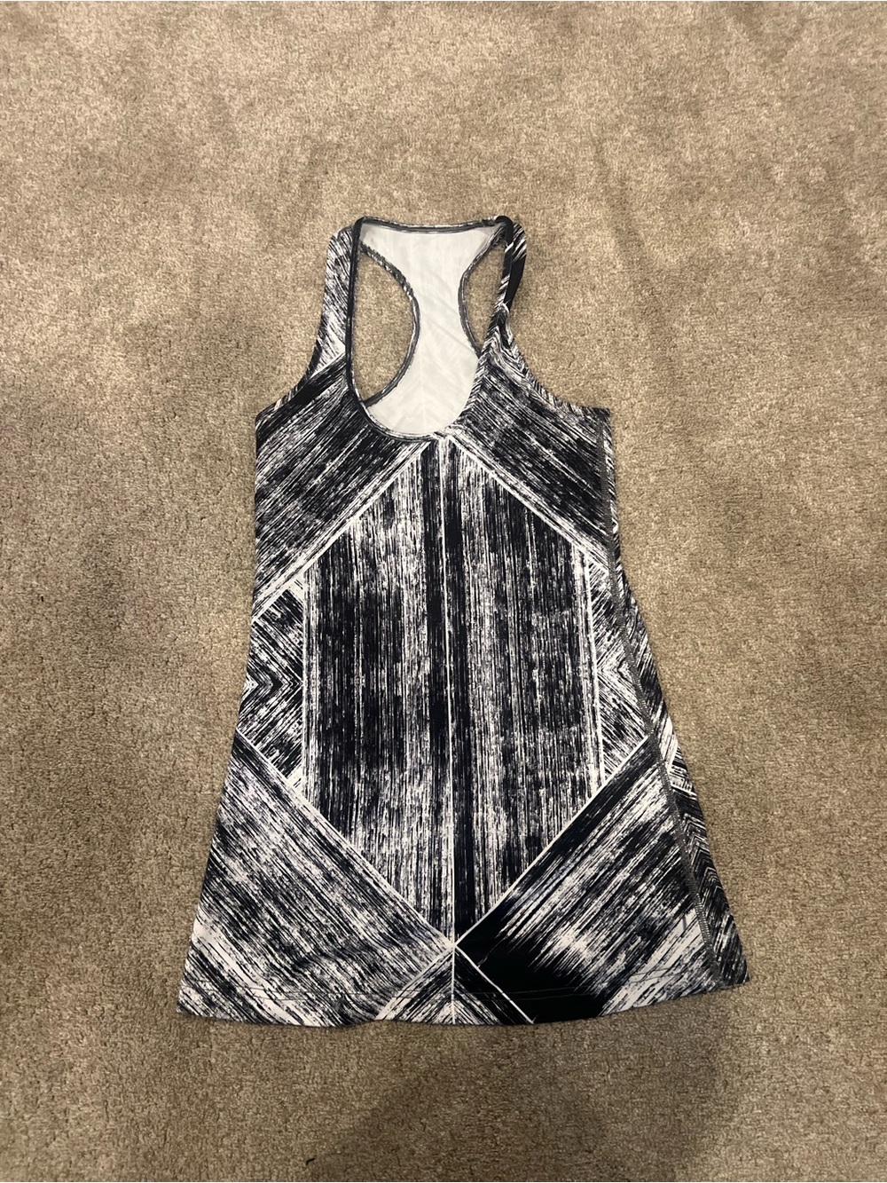 lululemon athletica Black & White Racerback Tank